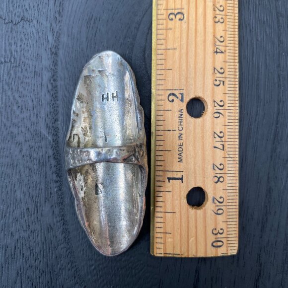 NAVAJO Helen Harrison Signed Sterling Silver Handmade RING (Size 7) Vintage 2.5” - Picture 9 of 12